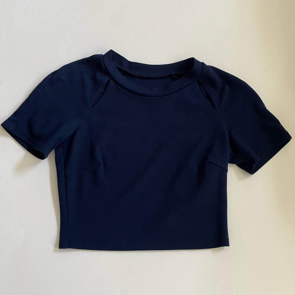 Topshop cropped tee